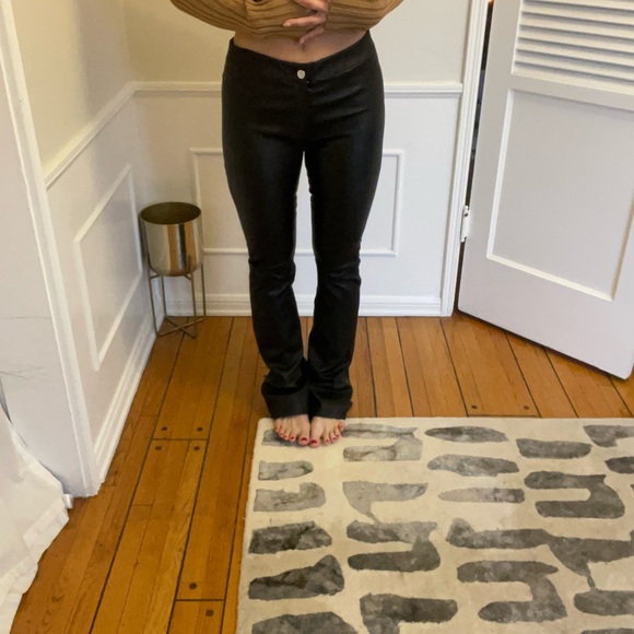 Arma flared leather pants - Picture 2 of 7